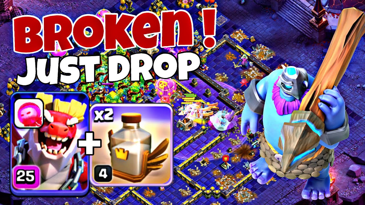 Dragon Duke is Stronger with Thrower! Best Ground TH18 Attack Strategy!