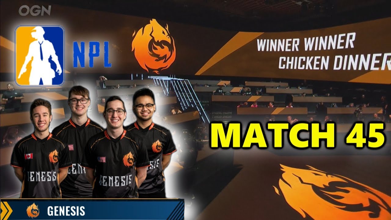 Genesis Kaymind, Pr0phie, hwinn & Nerf - National PUBG League - Week 4 - Match 45 - SANHOK