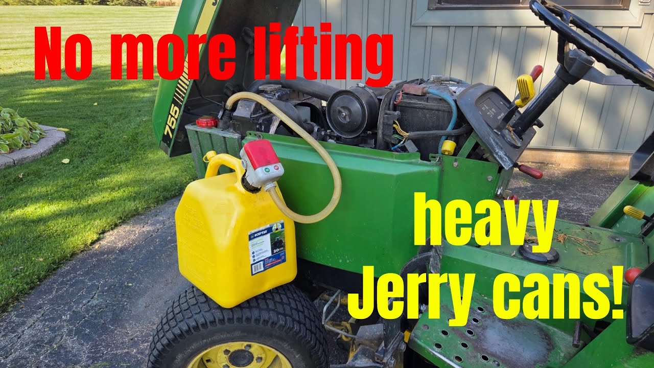 Amazing jerry can fuel transfer pump!