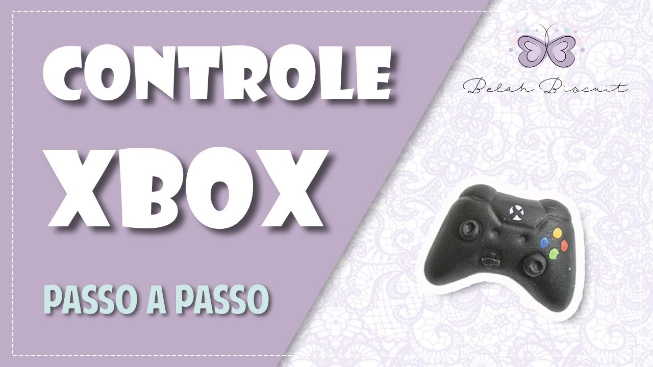 CONTROLE DE VIDEOGAME EM BISCUIT - PASSO A PASSO MINIATURA XBOX DIY