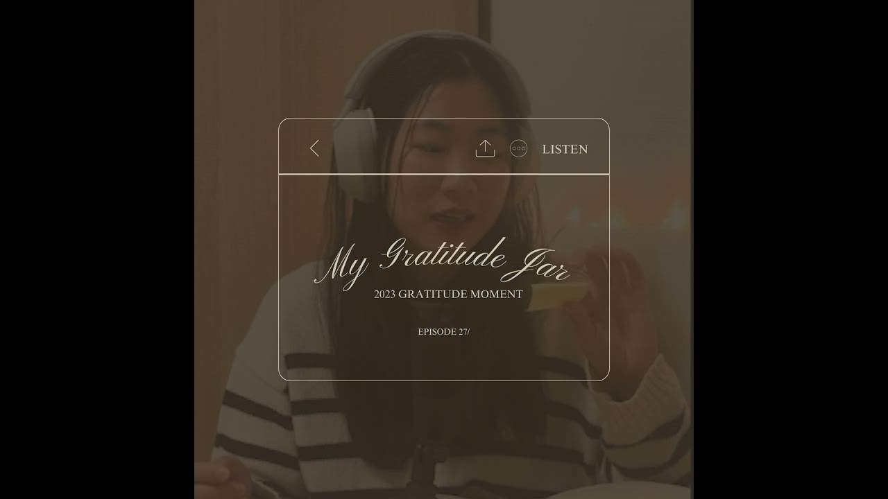 Open my 2023 gratitude jar with me