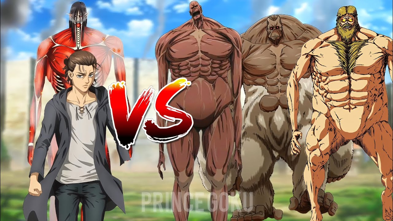 Eren Colossal Titan vs All AOT Universe|#eren#aot#attackontitan#viralvideo 