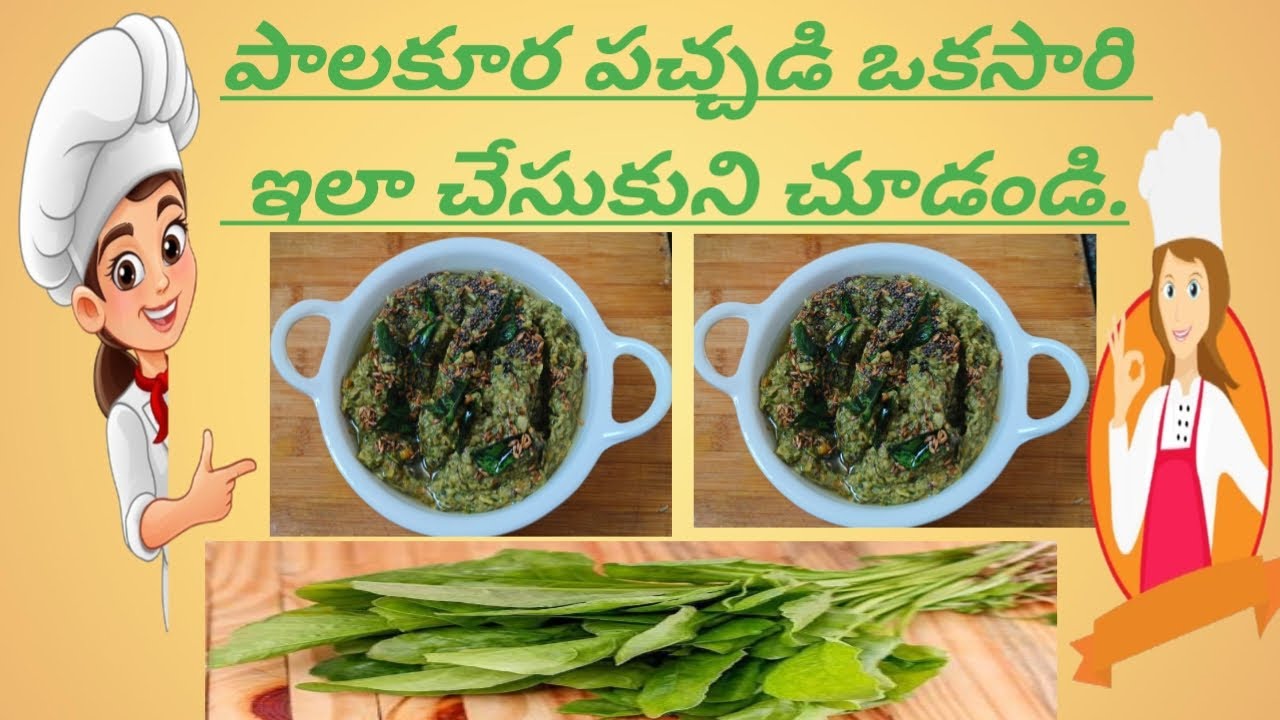 పాలకూర పచ్చడి ఇలా చేస్తే ఆ రుచే వేరే లెవెల్ , కొత్తగా ఇలా ట్రై చేయండి స్పెషల్ పాలకూర పచ్చడి రిసిపి 