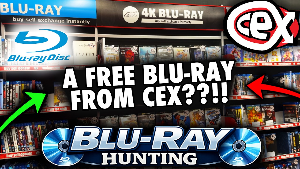 Blu-ray Hunting - FREE BLU-RAY FROM CEX, CARDIFF STORE HAS A REFIT & A PIXAR CINEMA TRIP!!
