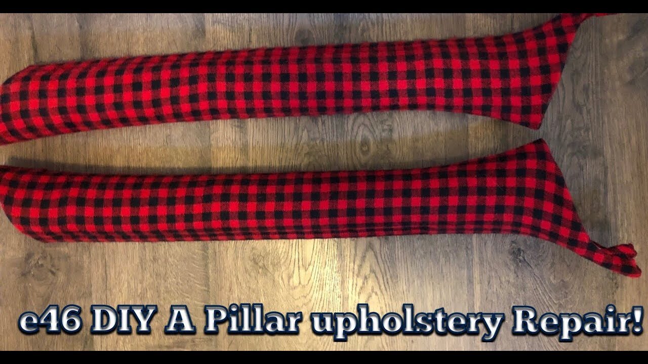 BMW e46 A pillar interior upholstery repair