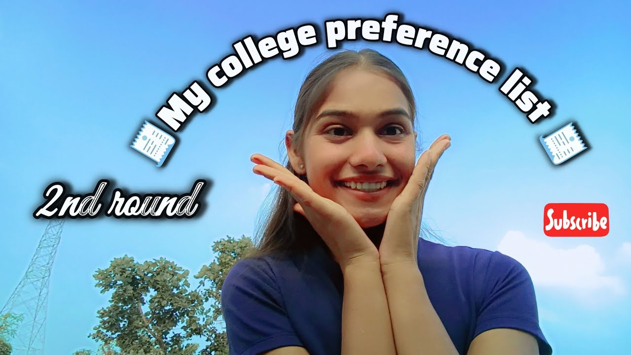 My college preference list of second round as FINAL ROUND  #mppnst2025 #choicefilling 