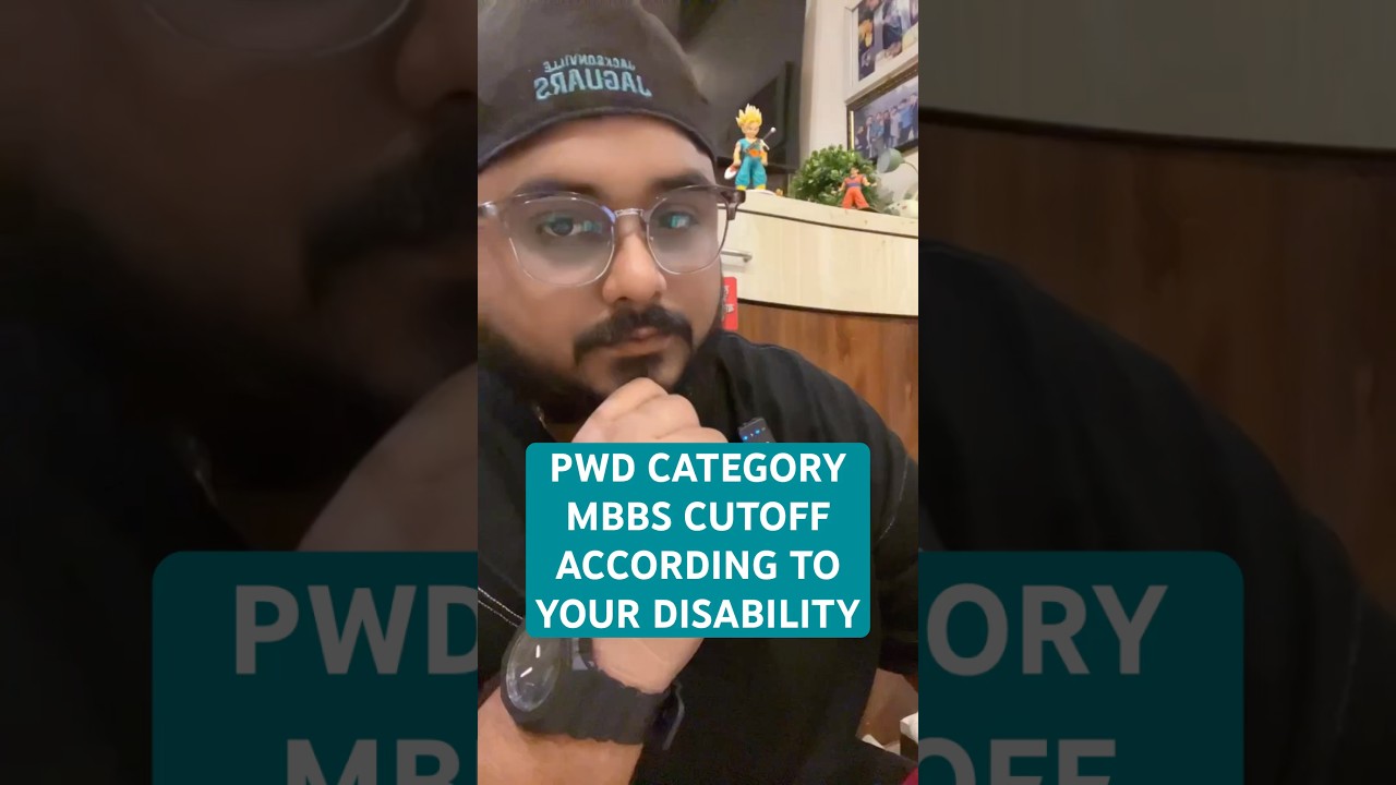 Neet 2025 PwD Candidates MBBS Cutoff According To Your Disability #MBBS #PwD #PwBD #neet2025 SVP Ins