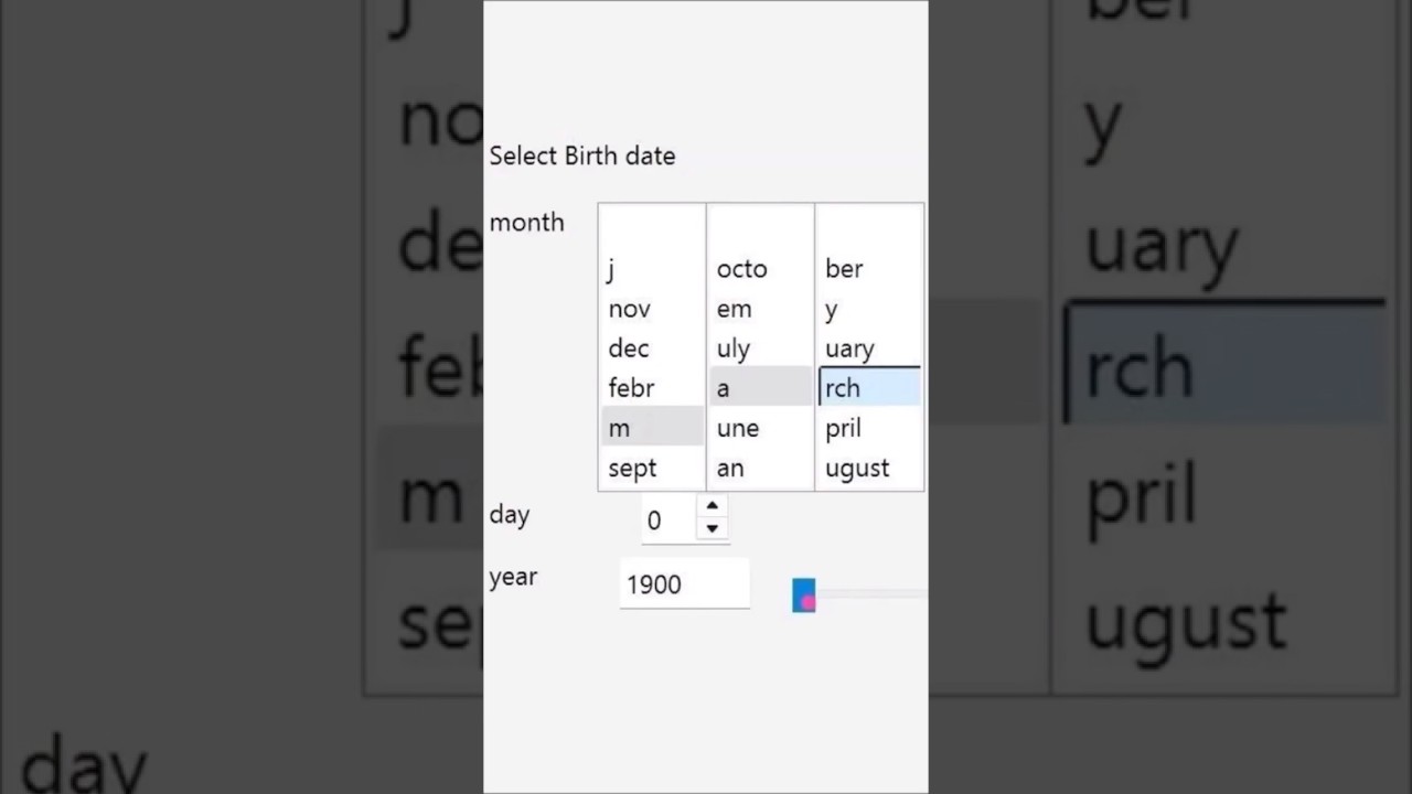 The Worst Date Picker Interface Ever