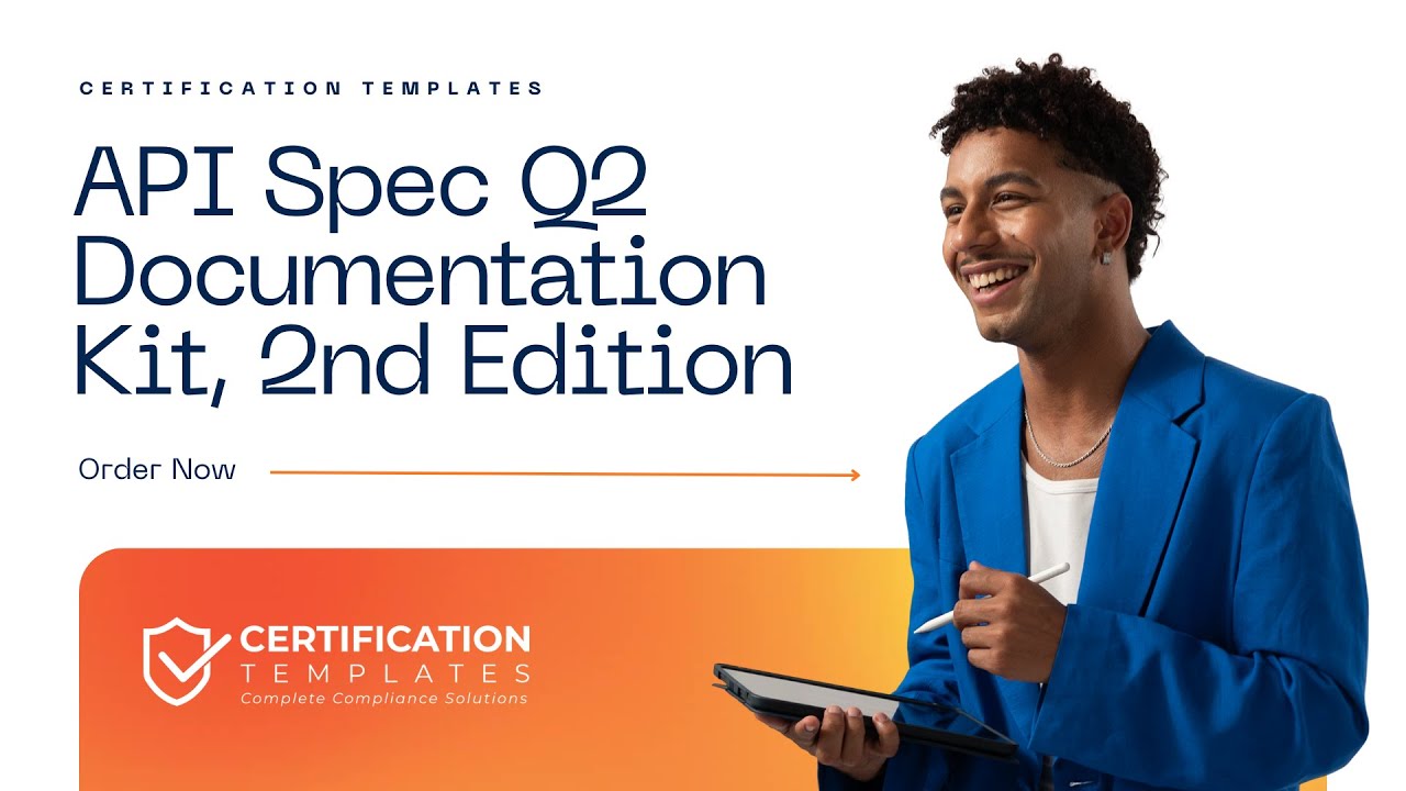 API Spec Q2, 2nd Edition Documentation Kit | Quick Implementation | Buy Document Package