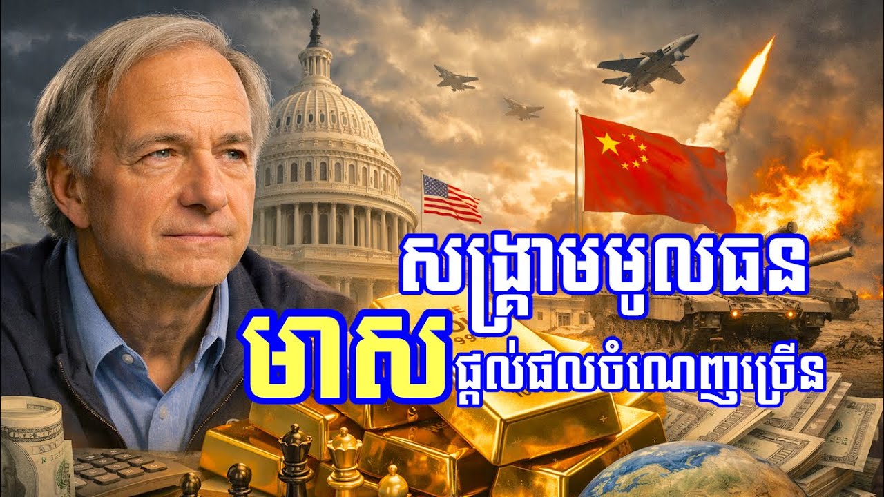 | សង្គ្រាមមូលធន នឹងរុញតម្លៃមាស ឲ្យមានផលចំណេញខ្លាំង | Capital war will lead gold to big benefeit |