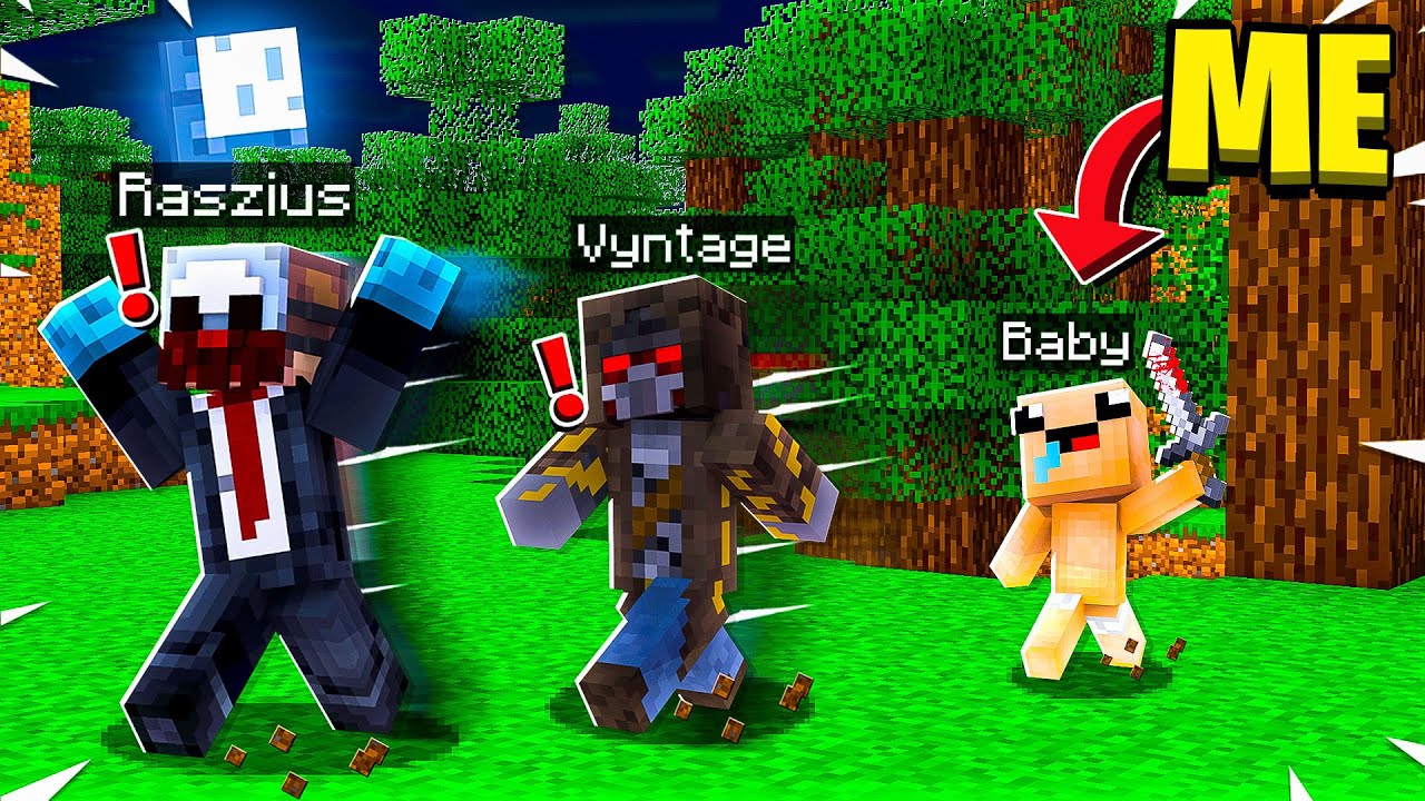 PRANKING as HIS BABY in Minecraft! - Minecraft Trolling Video