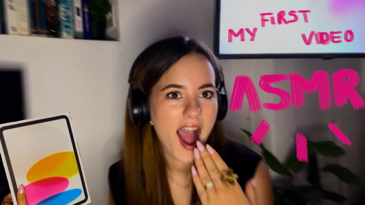 my first ASMR video (unboxing Ipad) ASMR FR