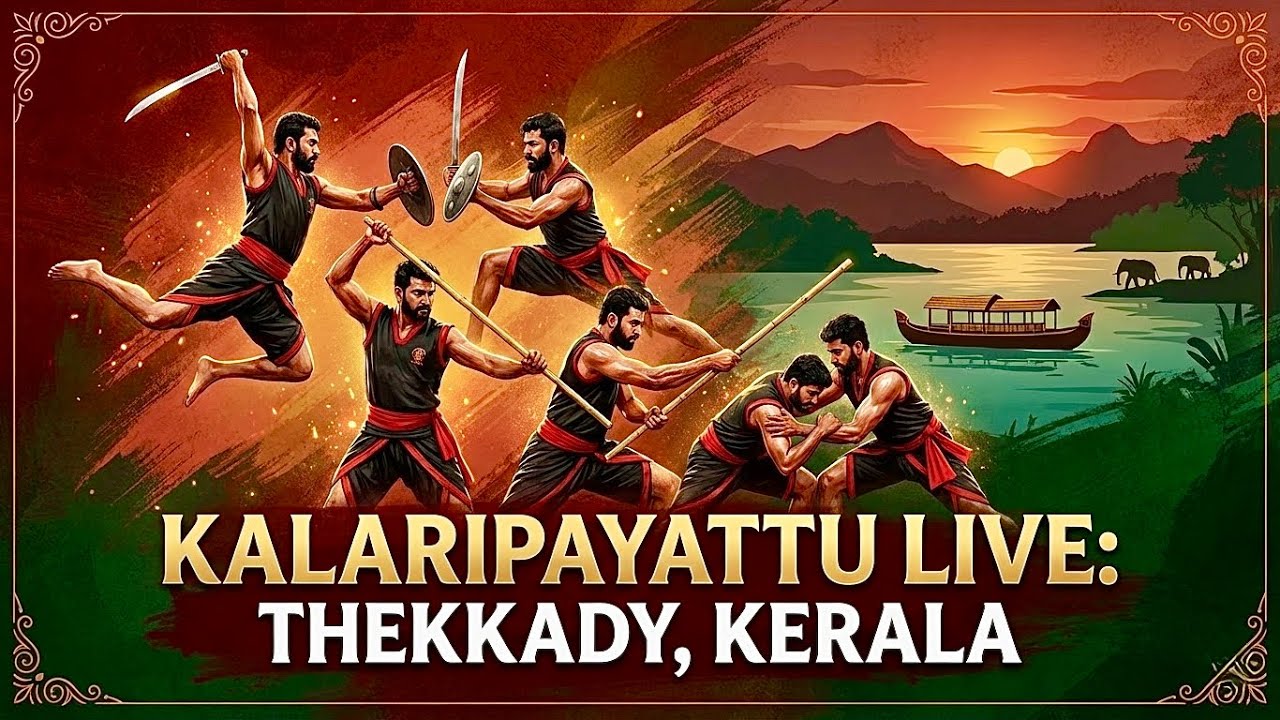 Kalaripayattu Live show| martial arts | Thekkady #kerala #martialarts #keralatourism #kalaripayattu 