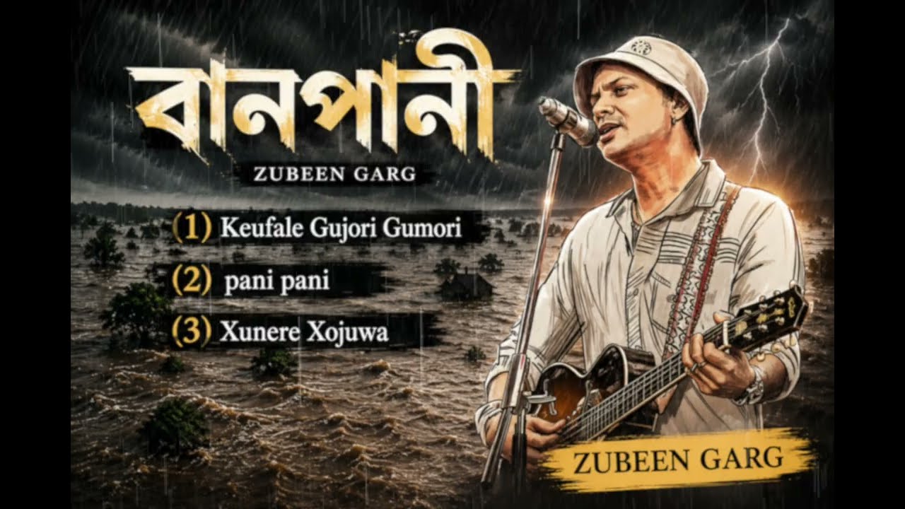 Zubeen Garg Best Flood |বানপানী | Keufale Gujori Gumori | Pani Pani | Xunere Xojuwa | Assamese Songs