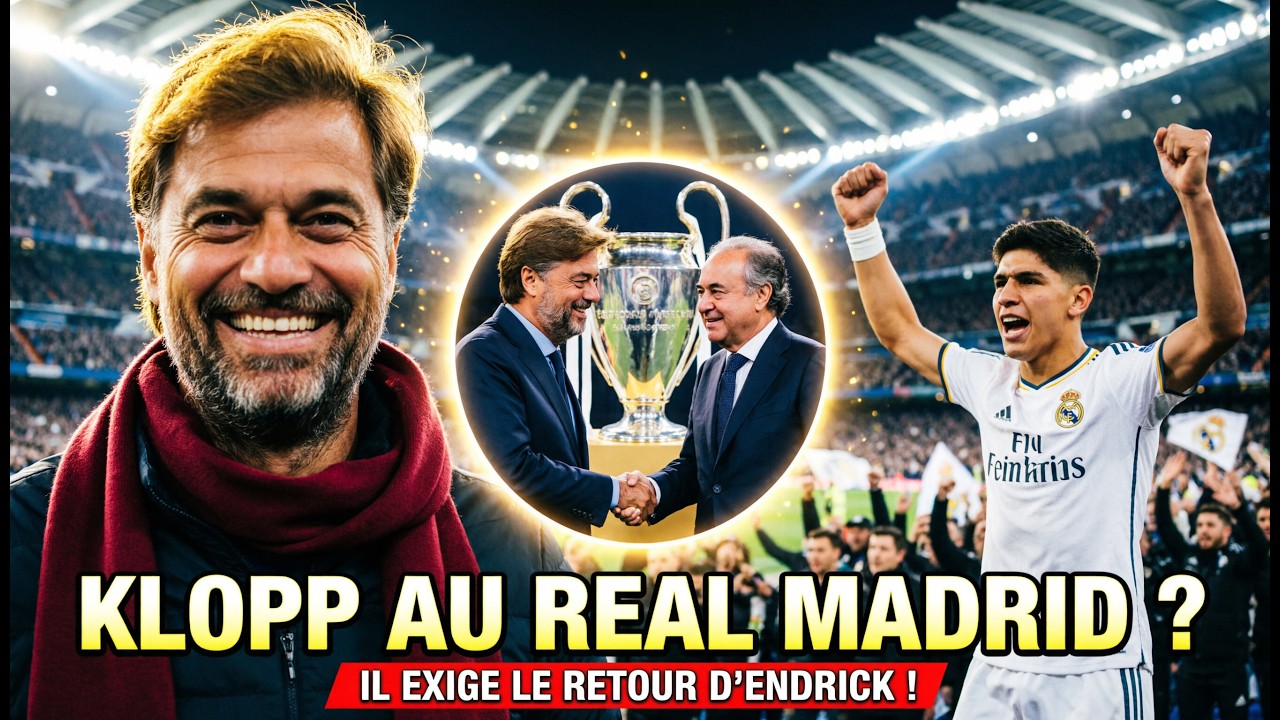💥 BOMBE AU REAL MADRID  Klopp relance la guerre Mbappé – Endrick !