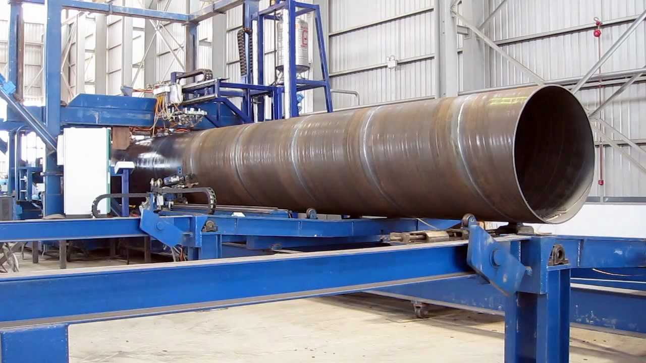 Online Spiral Pipe with Dual Seam Tracking