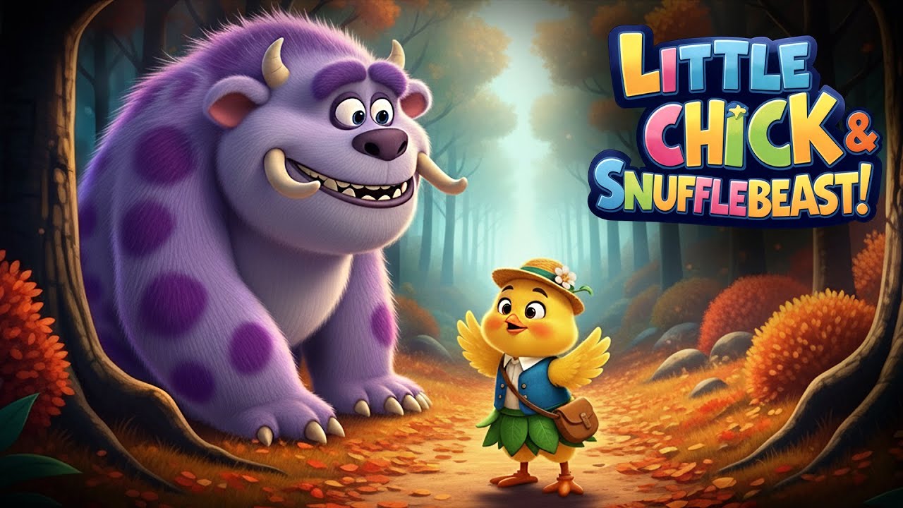 Cheeky the Brave Chick and the Snufflebeast 🐥😈 | English Moral Stories | Bedtime Stories