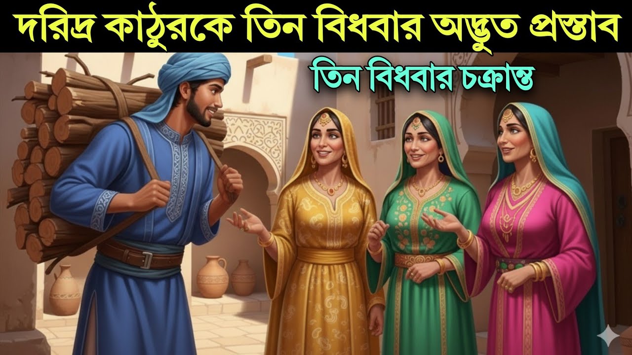 তিন বিধবা এবং তরুণ কাঠুরের অদ্ভুত প্রস্তাব | তরুণ কাঠুরের কঠিন পরীক্ষা | HaBu