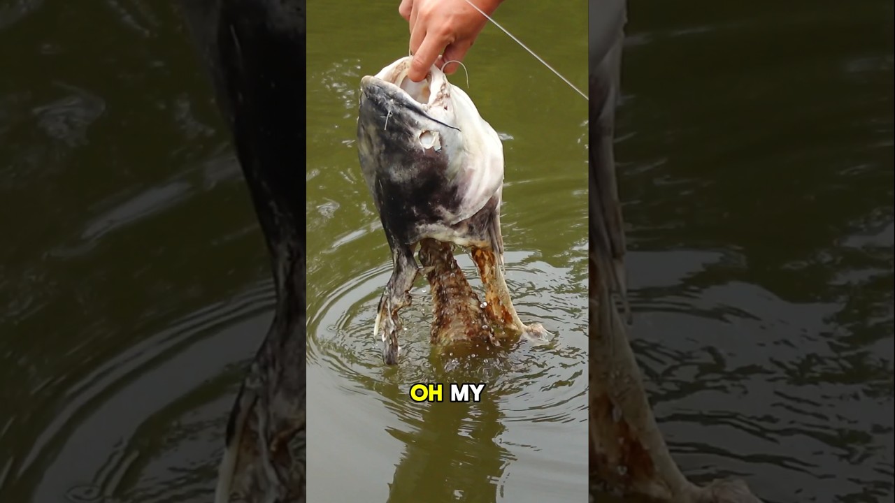 A Monster Fish is Following us 😮🐟 #fishing