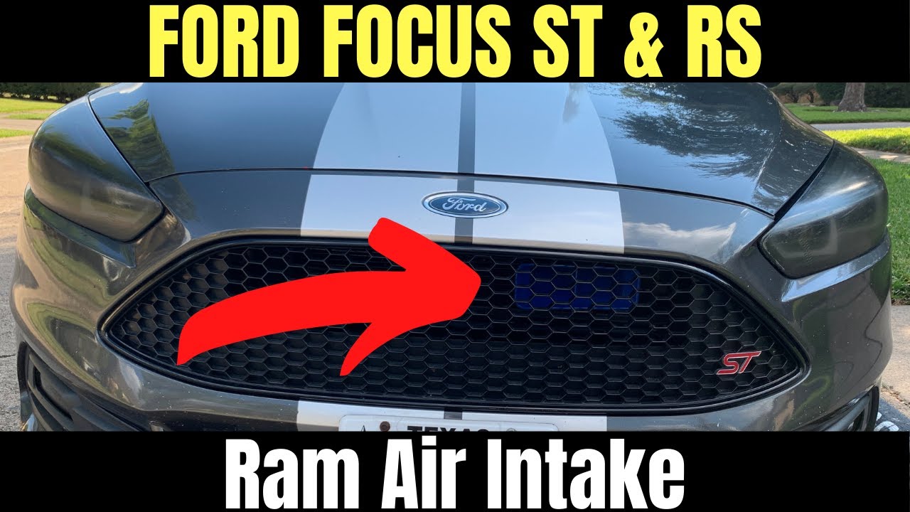 RAM AIR INTAKE FORD FOCUS ST & RS - Install & Review