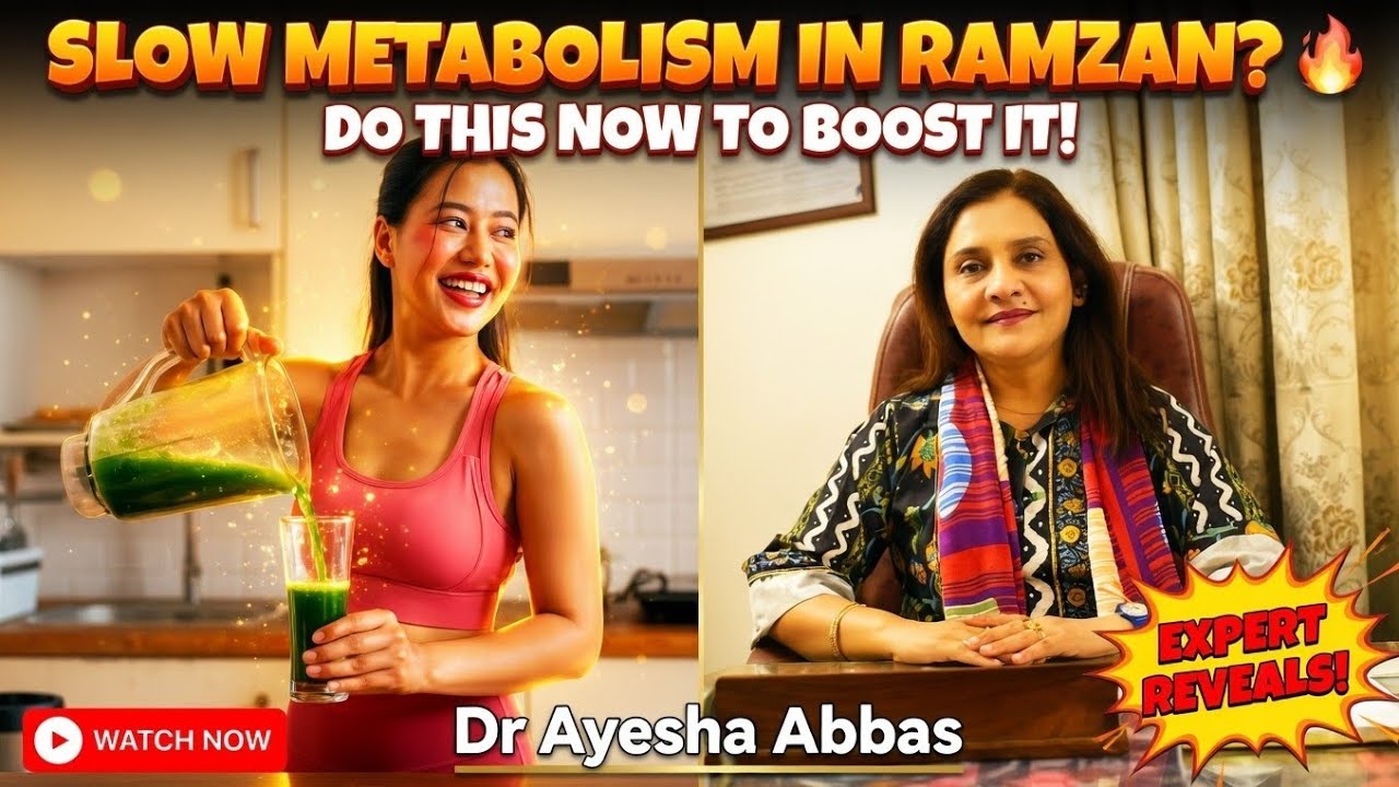 Why does metabolism slow during fasting | Metabolism during fasting | Dr Ayesha Abbas 