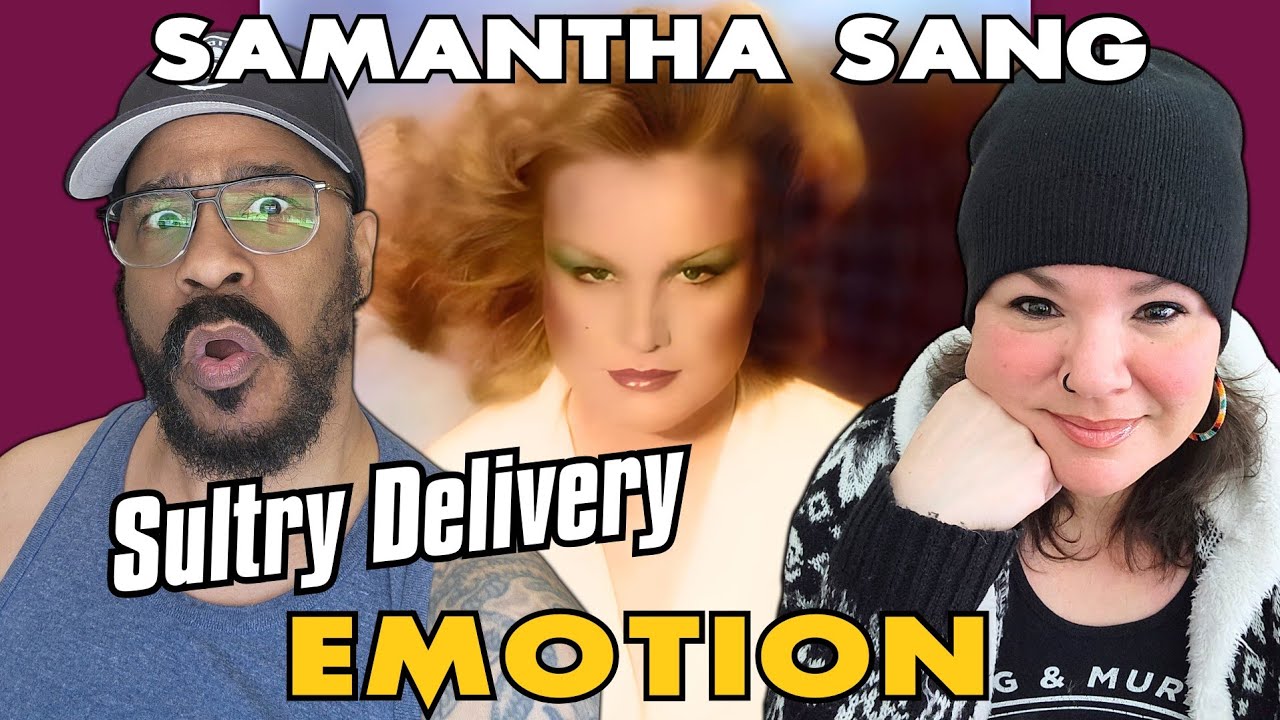 That Sexy Singing! Samantha Sang feat. Barry Gibb - Emotion (REACTION)