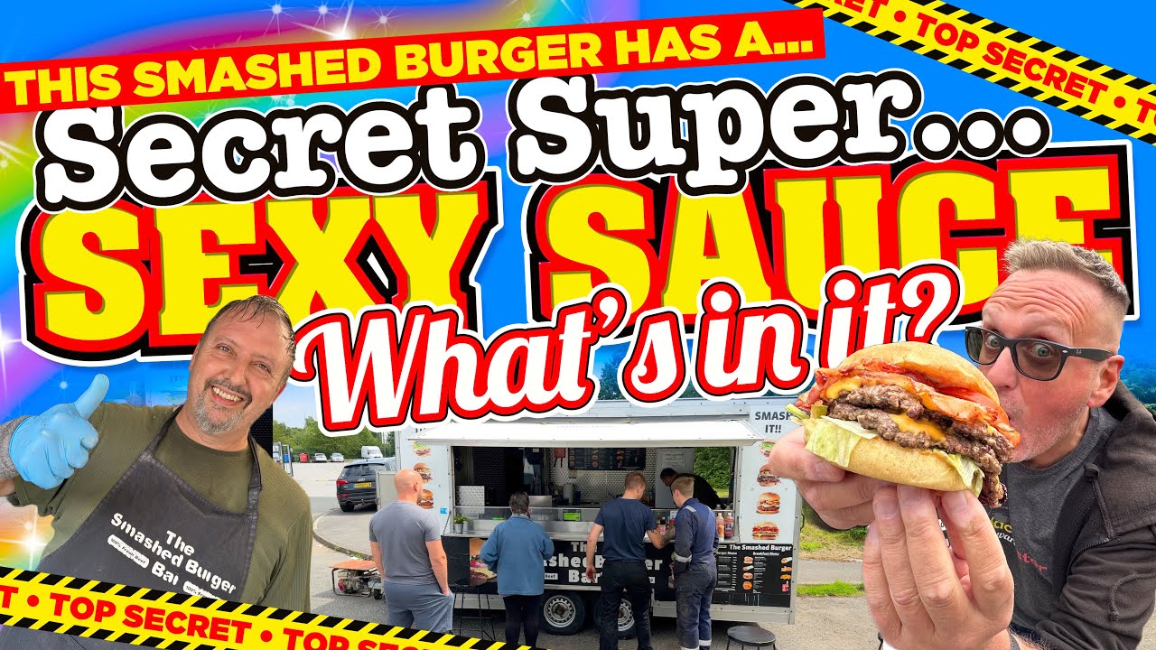 This SMASHED BURGER has a SECRET SUPER SEXY SAUCE but what is in it?