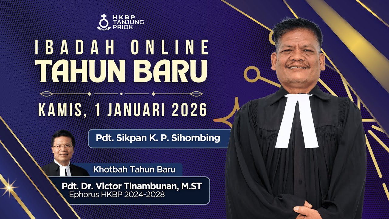 Ibadah Tahun Baru Online • Kamis, 1 Januari 2026 • HKBP Ressort Tanjung Priok