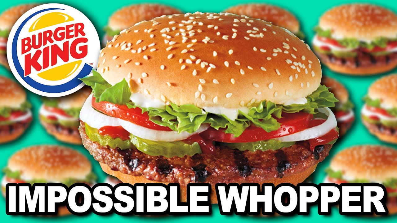 We Try The IMPOSSIBLE WHOPPER 🍔👑 Burger King