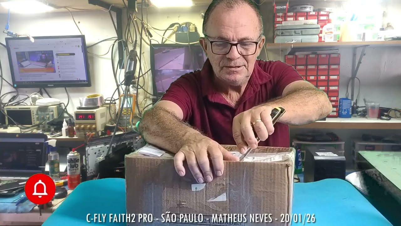 O.S. Nº 00328 - C-FLY FAITH2 PRO NÃO ESTABILIZA O GIMBAL
