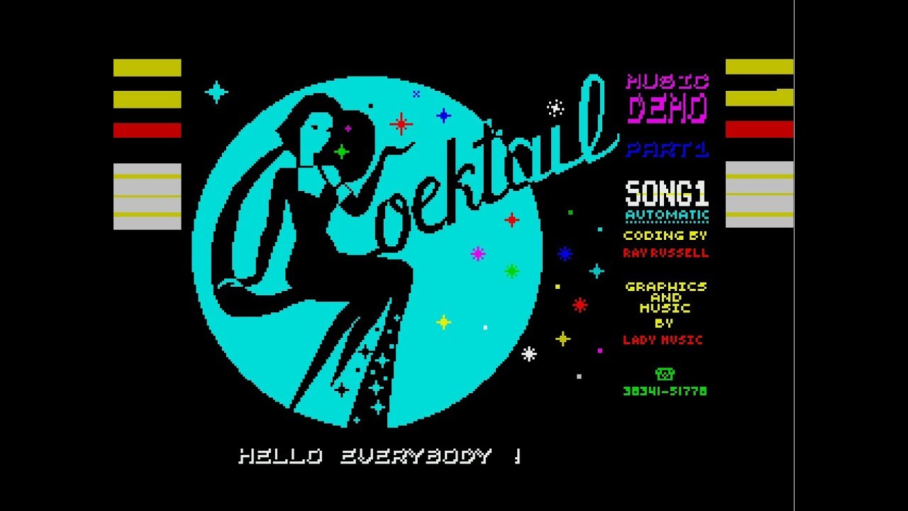 Sinclair ZX Spectrum 128K - Music DEMO - Cocktail 1 - 28.12.1994