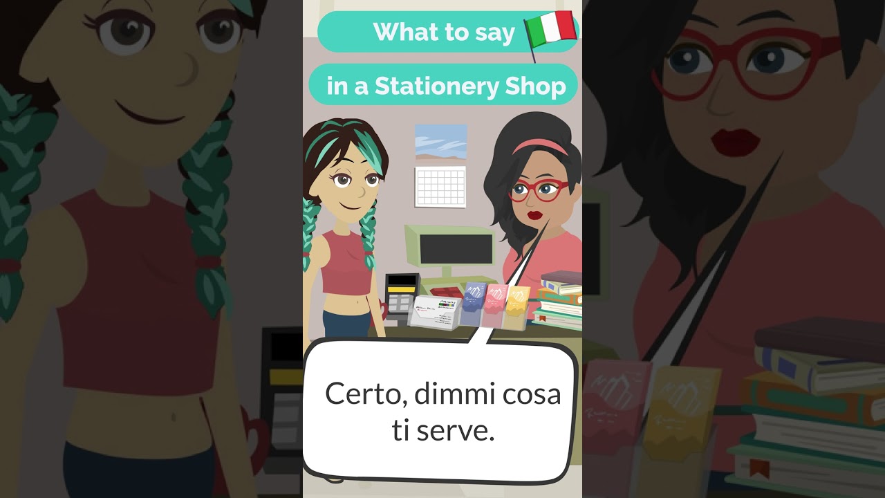 What to say in a Stationery ✏️shop in Italian 🇮🇹