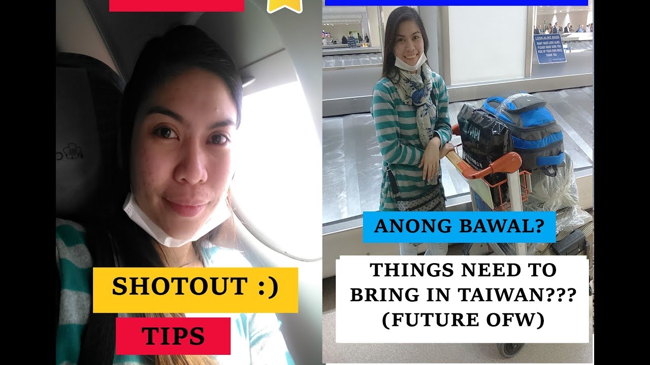 What are allowed and restricted items in your Luggage?-Ofw Vlog in Taiwan