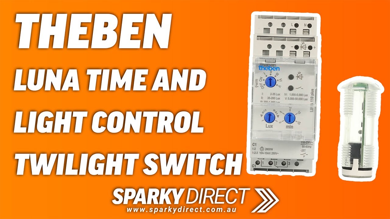 THEBEN LUNA110PLUSEL | Luna Time and Light Control Twilight Switches