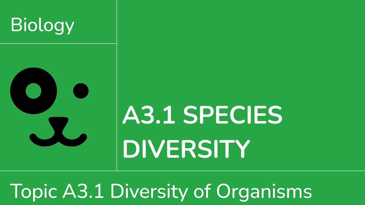 A3.1 Species Diversity [IB Biology SL/HL]