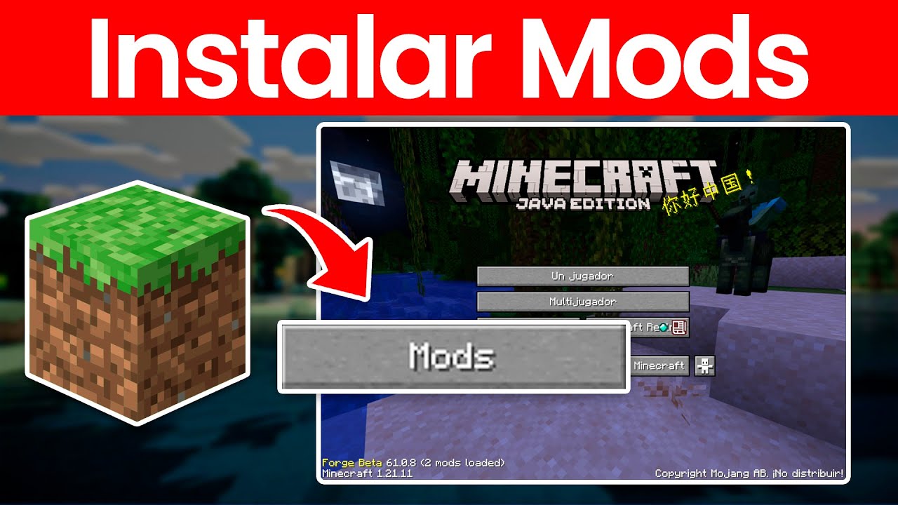 C&oacute;mo INSTALAR MODS en MINECRAFT JAVA (2026)
