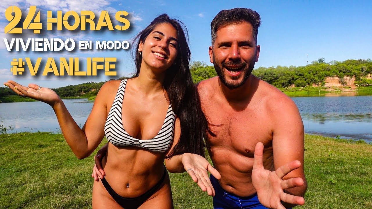 👉【24 HORAS VIVIENDO a orillas de un LAGO 🙌💧👙】➜ Energía alternativa con el EcoFlow RIVERMAX⚡🇦🇷