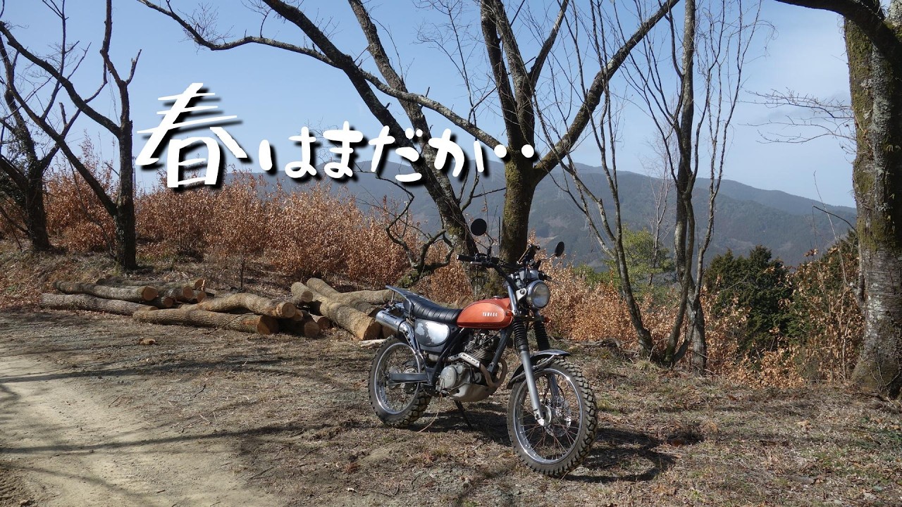 【林道ツー】春を探しに、道なき道へ。Finding Spring: Off-Road Adventure on Hidden Forest Trails.　YAMAHA BRONCO ST225