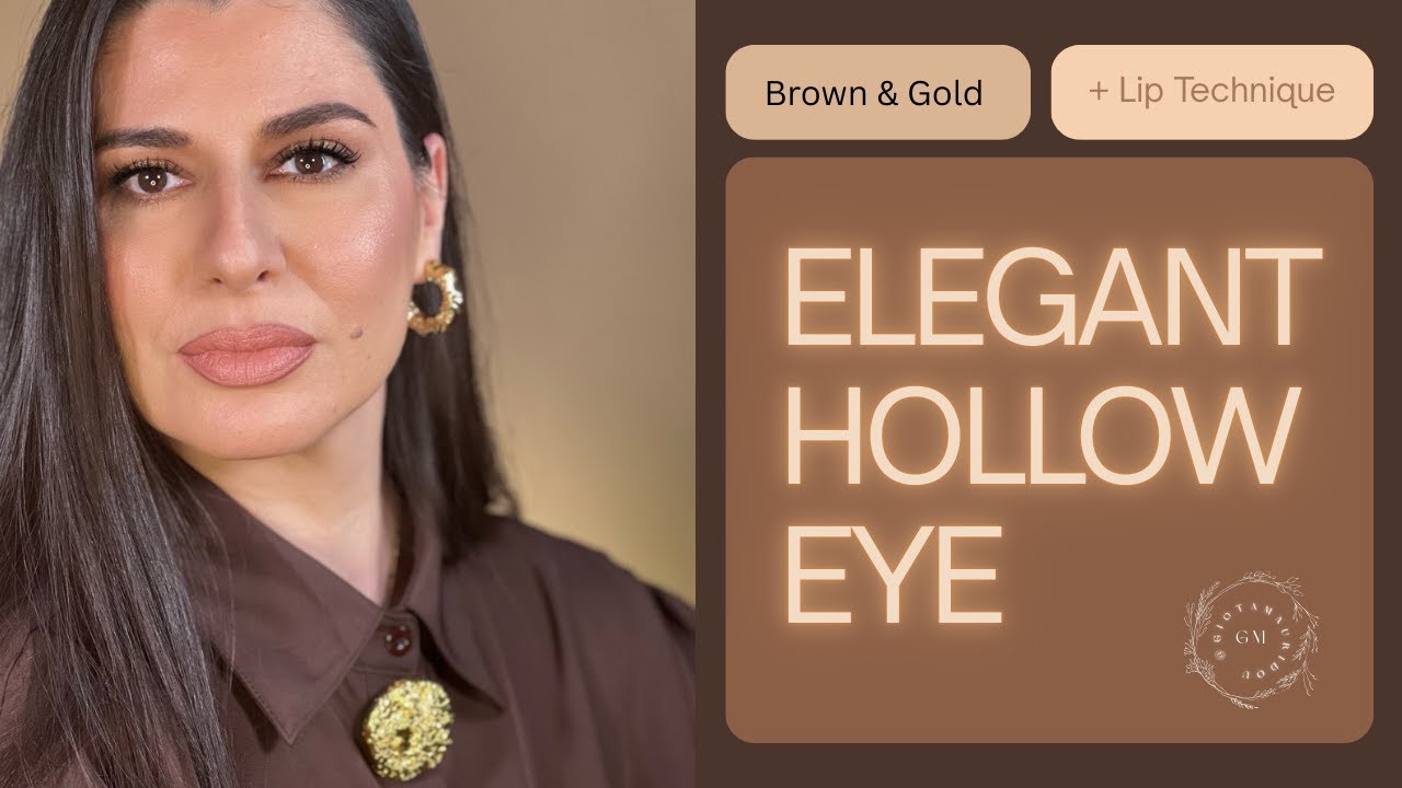 Brown & Gold Hollow Eye – Effortless Luxury Makeup