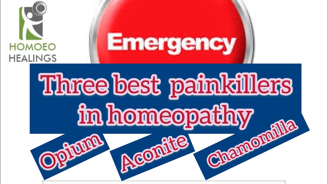 | EMERGENCY MEDICINES FOR PAIN | DR NEELAM AVTAR SINGH | OPIUM | CHAMOMILLA | ACONITE | Video 25