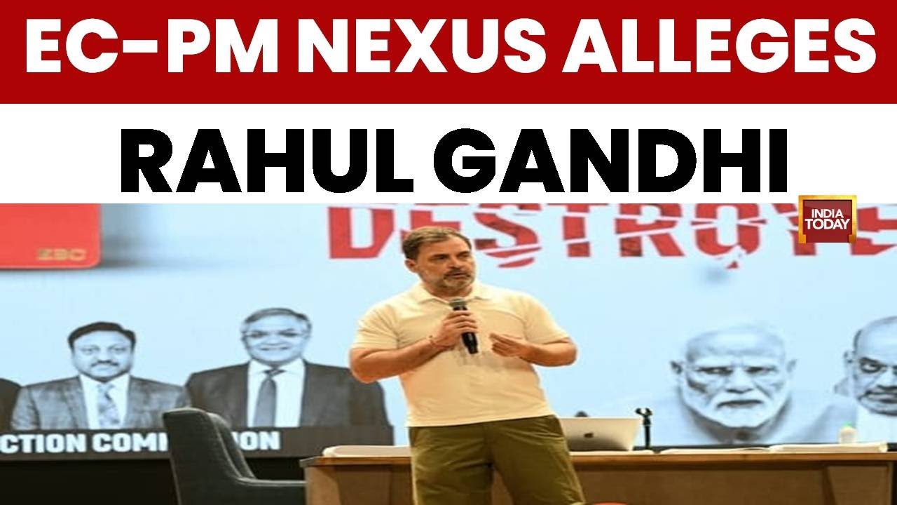 Rahul's 'H-Bomb': 25 Lakh Fake Votes, Brazilian Model on Haryana Voter Rolls, Alleges Congress