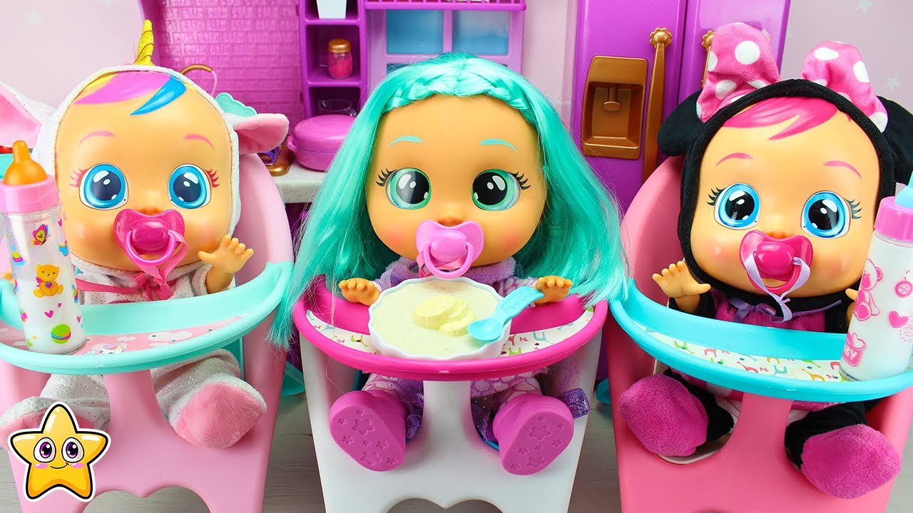 BEB&Eacute;S LLORONES 30 Minutos de los MEJORES VIDEOS de 🌈 CRY BABIES Magic Tears 🌈