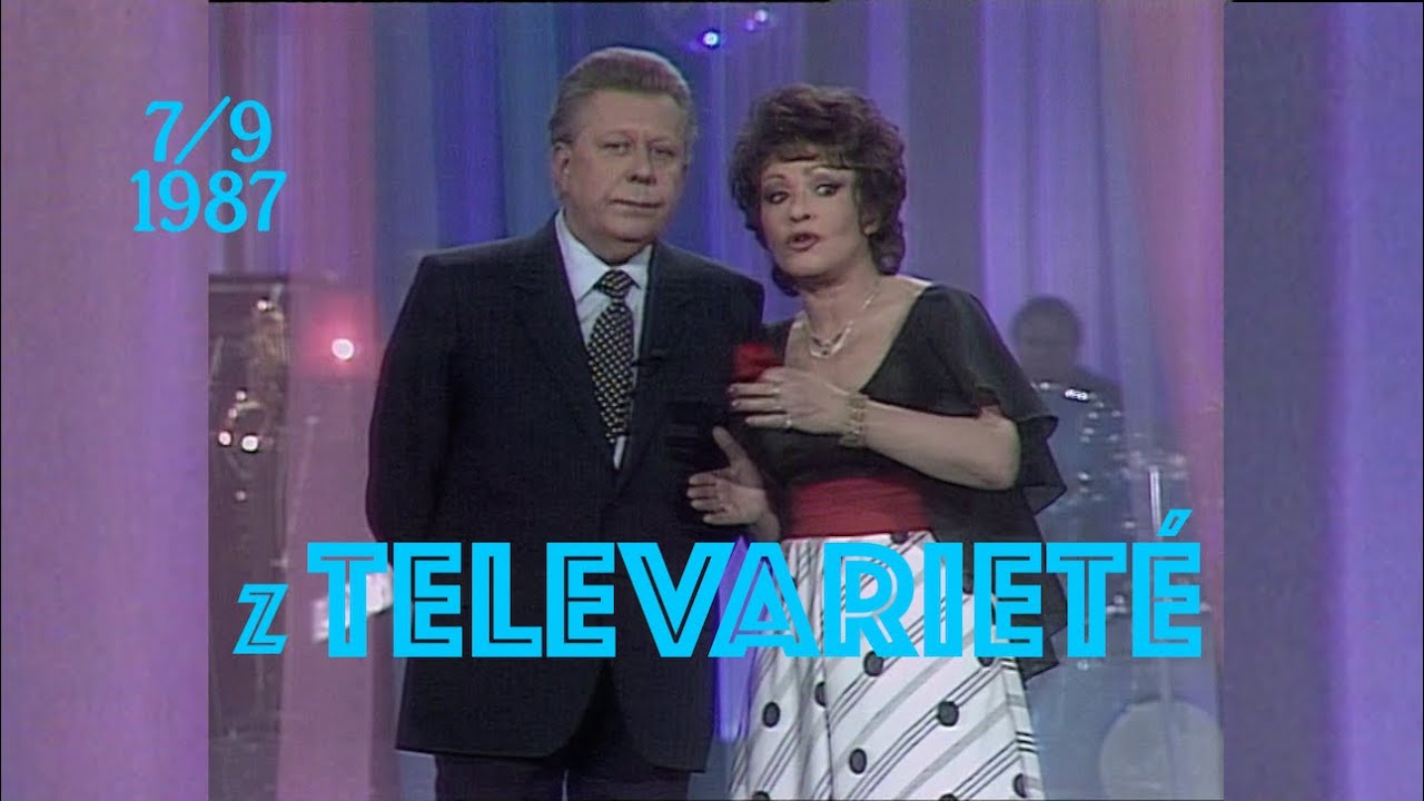 Z Televarieté (7/9) ❖ Jiřina Bohdalová a Vladimír Dvořák uvádějí úspěšné scénky a písničky (1987)