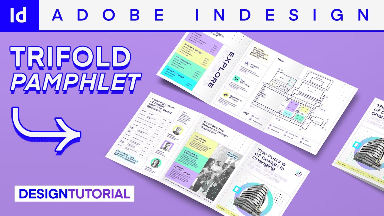 Create a TRIFOLD Pamphlet Easily In InDesign |  Design Tutorial  |  Adobe InDesign