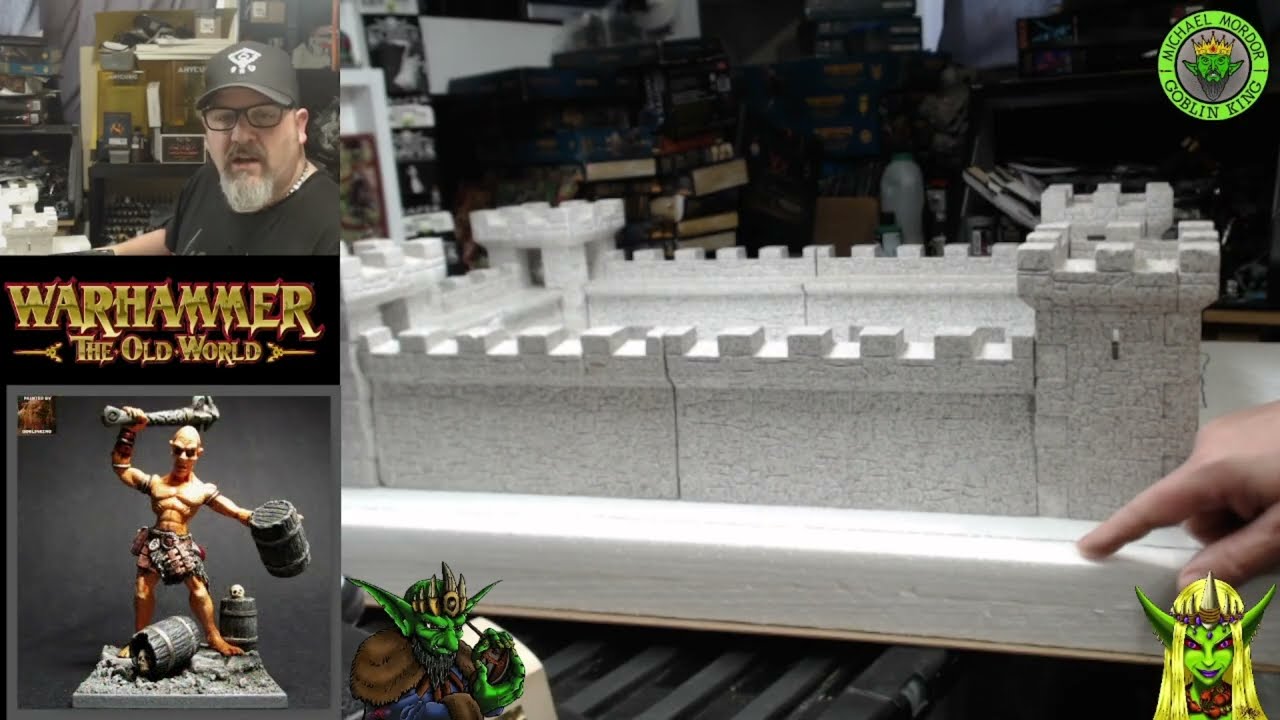 Пошаговое руководство по сборке и покраске Могучей крепости Warhammer, часть первая: изготовление...