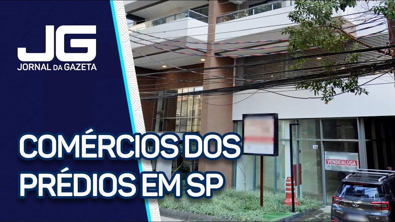 Mais de 60% dos comércios nos térreos dos prédios estão vazios em SP