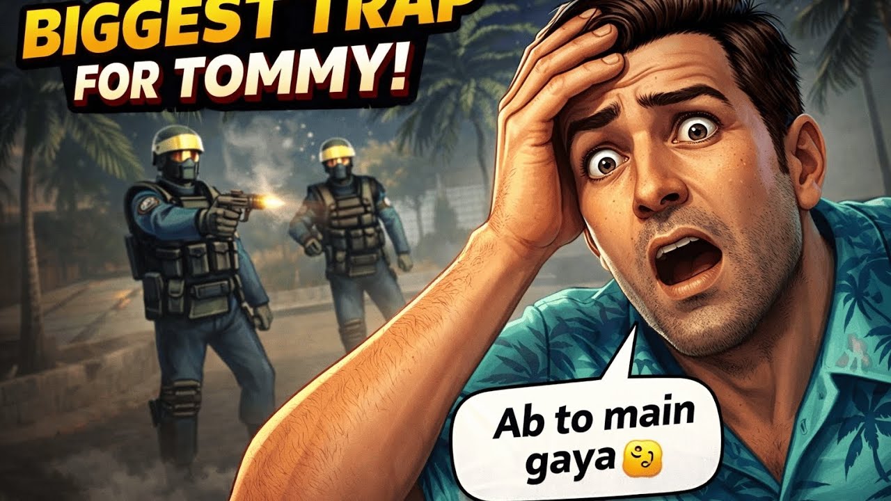 BIGGEST TRAP FOR TOMMY 😧|GTA VICE CITY 