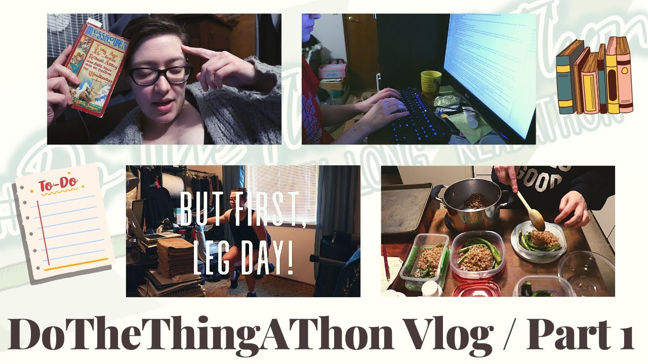 DoTheThingAThon Vlog Days 1- 3 | Part 1 (2021)