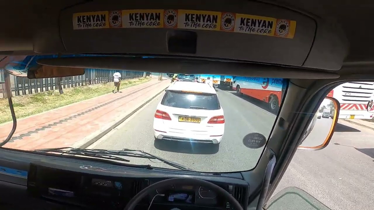 Pov Truck driving Isuzu frr90 