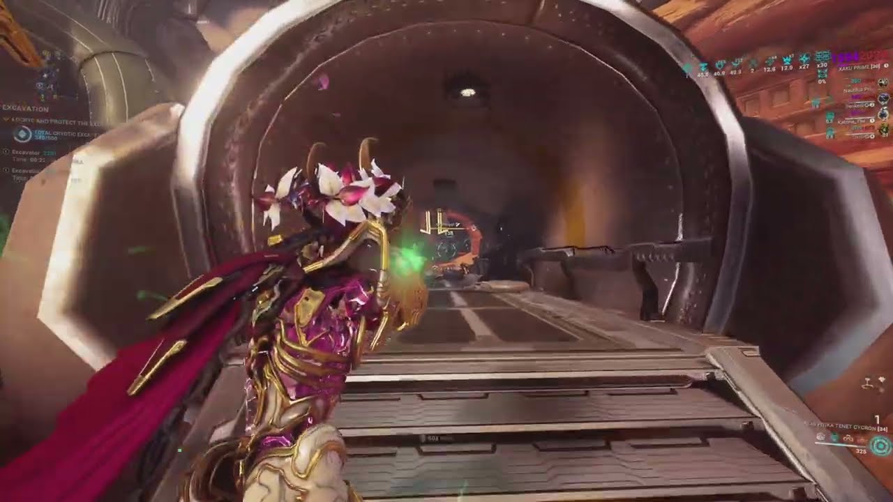 Warframe Archon Hunt Xaku Gameplay(No Commentary)